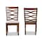 Baxton Studio Lanier Modern and Contemporary Grey Fabric and Walnut Brown Finished Wood 2-Piece Dining Chair Set 181-10549-Zoro - alternate 8